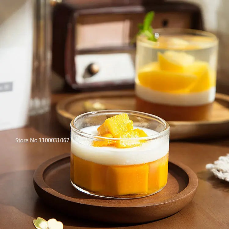 DecorBites™ High Temp Resistant Glass Dessert Cup Cocktail Glass Wedding Party Cup