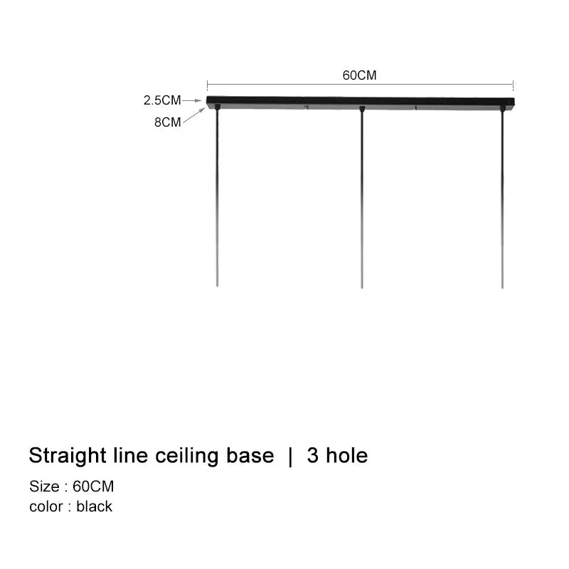 Chrome LED Pendant Trio