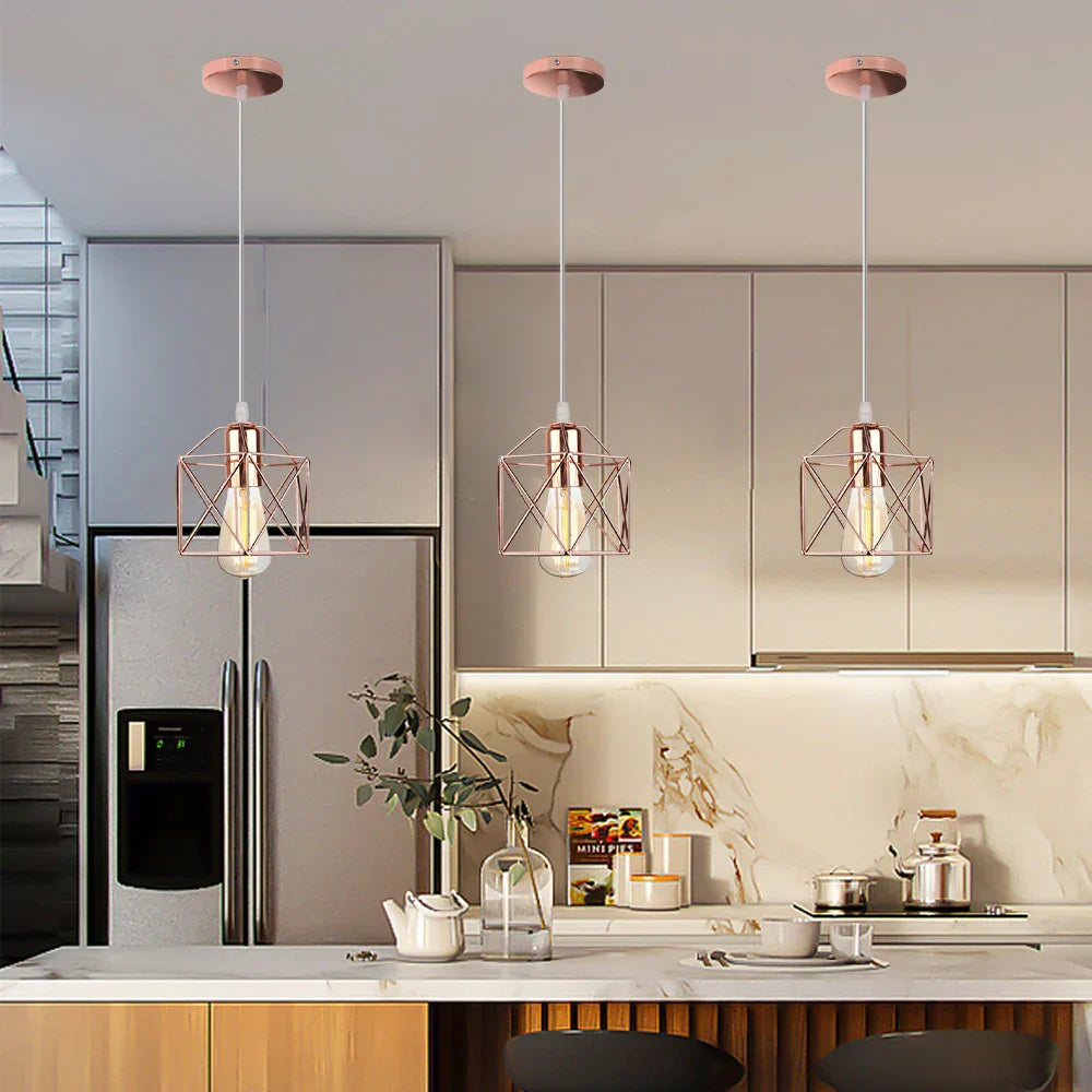 DecorBites™ Industrial Retro Loft LED Pendant Light for Home Living Room Kitchen