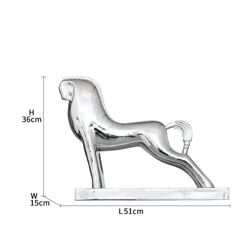 DecorBites™ Horse Resin Sculpture Modern Desk Decoration Ornaments Room Decor Aesthetics