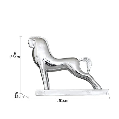 DecorBites™ Horse Resin Sculpture Modern Desk Decoration Ornaments Room Decor Aesthetics