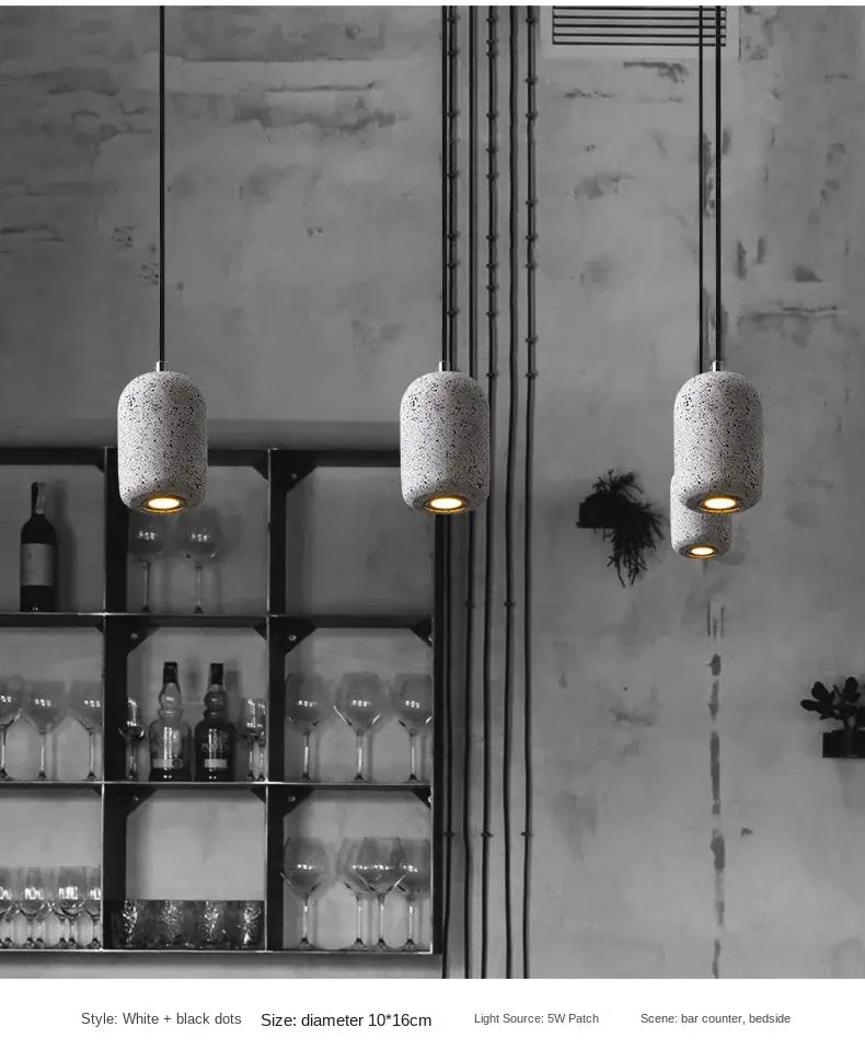 DecorBites™ Nordic Cement Pendant Lamp - Industrial Style Lighting
