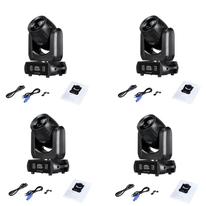 DecorBites™ Mini LED de 150 W con cabezal móvil y foco, con 18 prismas giratorios