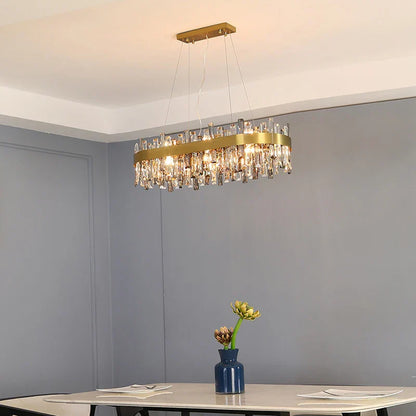 Lámpara de techo colgante LED DecorBites™ de cristal para una decoración de lujo en la sala de estar