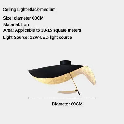 Modern Saucer Ceiling Light
