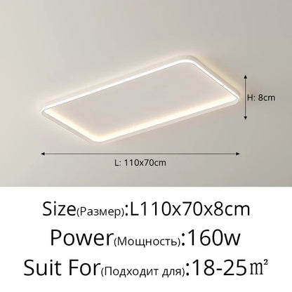 Lámpara de techo LED DecorBites™ para sala de estar, cocina, comedor y estudio. Iluminación interior moderna.