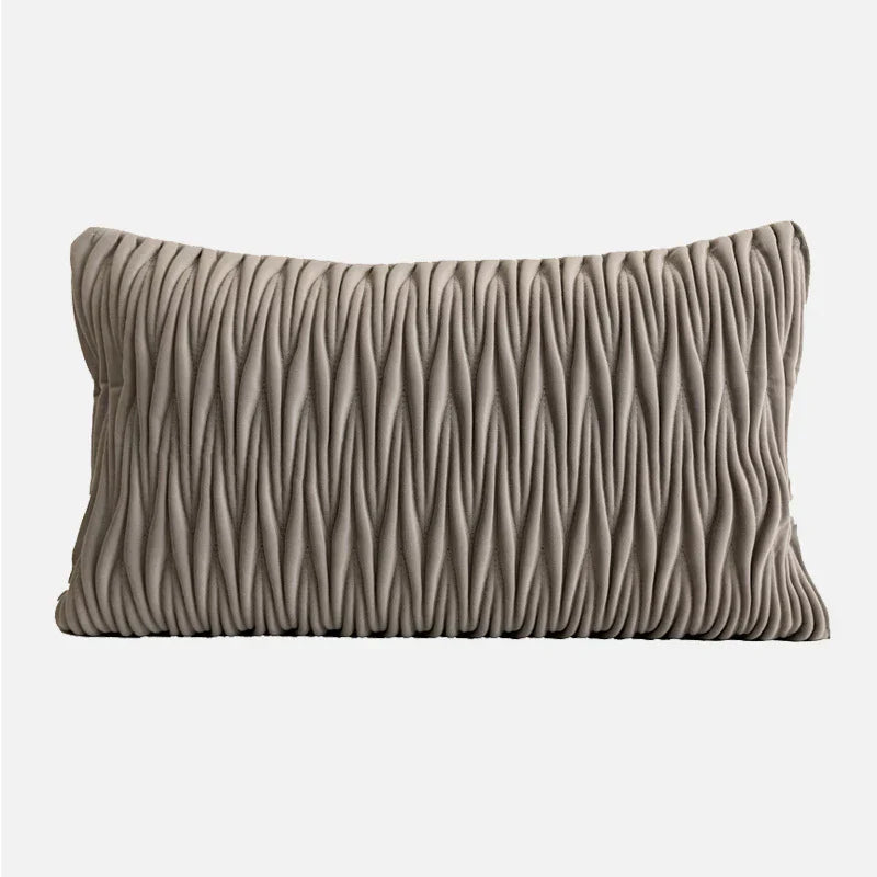 Fundas de almohada DecorBites™ con textura de café claro, 45 x 45 cm - Decoración moderna y elegante para el hogar