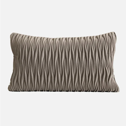 Fundas de almohada DecorBites™ con textura de café claro, 45 x 45 cm - Decoración moderna y elegante para el hogar