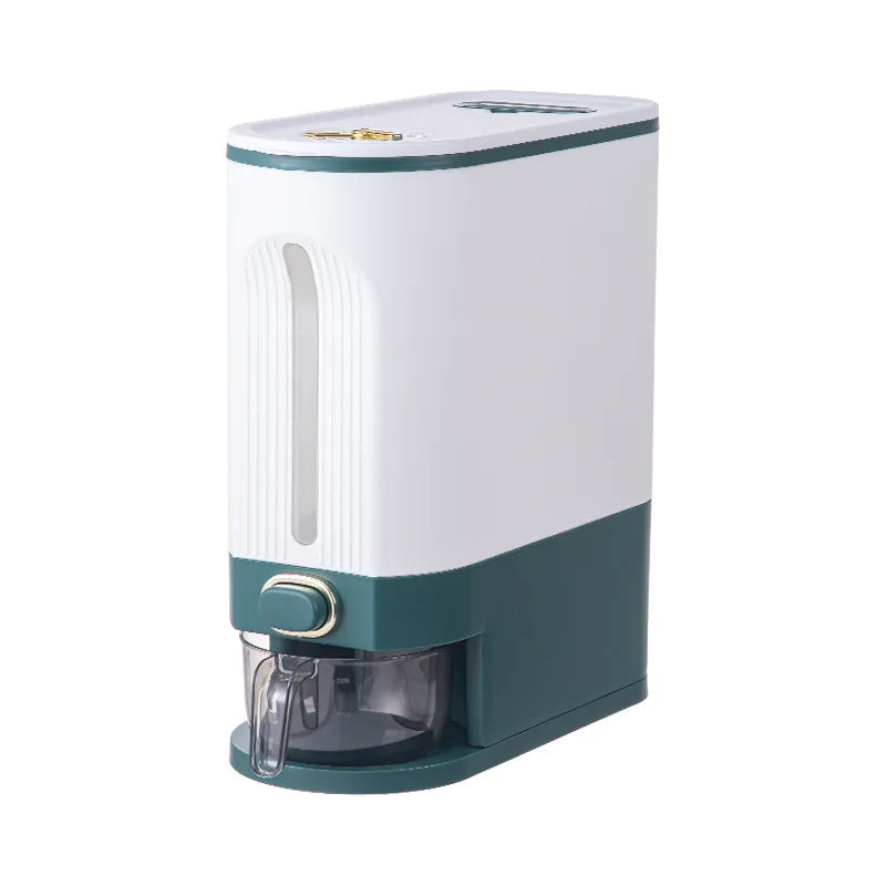 Dispensador de Arroz de Gran Capacidad Decorbites™ Contenedor de Granos de Cocina Caja de Almacenamiento de Cereales Resistente a la Humedad