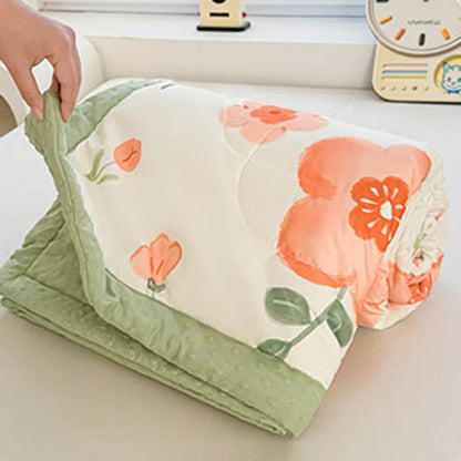 DecorBites™ Cartoon Pattern Summer Comforter: Skin-Friendly Breathable Quilt for Kids & Adults