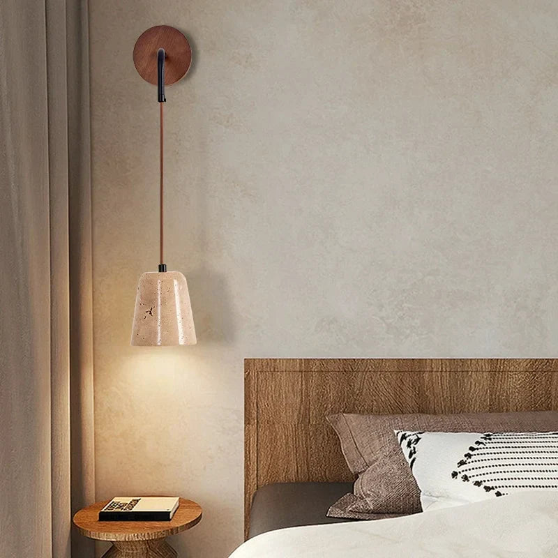 DecorBites™ LED Travertine Stone Wall Lamp - Modern Nordic Stair Light
