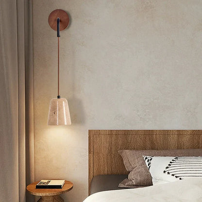 DecorBites™ LED Travertine Stone Wall Lamp - Modern Nordic Stair Light