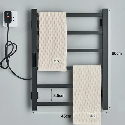 DecorBites™ Electric Towel Warmer: Digital Display, Wall Mount, Smart Home Technology