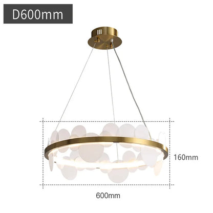 DecorBites™ Acrylic Ceiling Chandelier Modern Home Decor Hanging Lamp Indoor Lighting