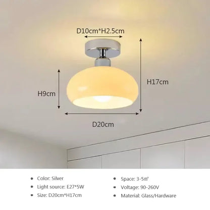 DecorBites™ Gold LED Ceiling Light for Home Hotel Bedroom Living Room - Modern Lighting Fixture
