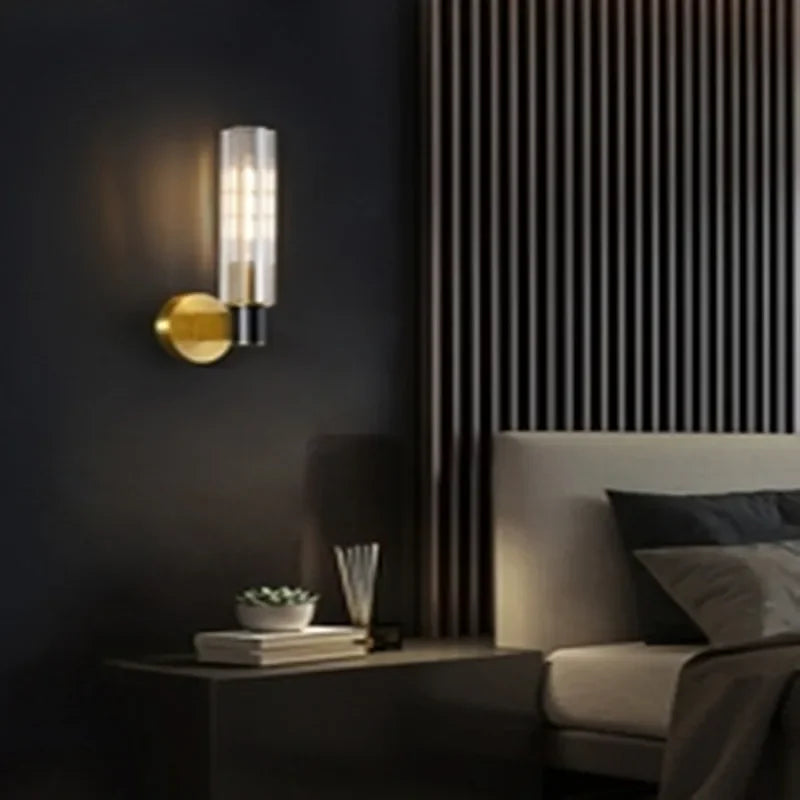 Lámpara de pared de cobre Luxe Decorbites™ para mesita de noche, pasillo, sala de lectura, fondo de TV