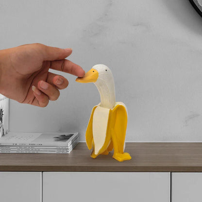 DecorBites™ Abstract Banana Duck Sculpture Decorative Figurine for Home Decoration
