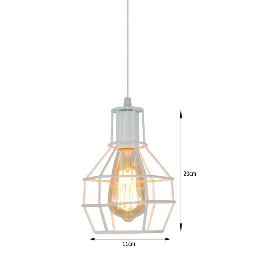 DecorBites™ Industrial Metal Ball Pendant Light for Bedroom Kitchen Island