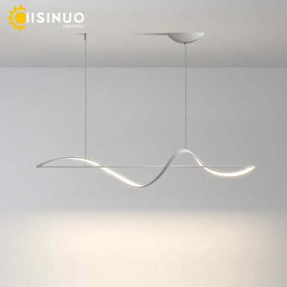 DecorBites™ Dimmable LED Linear Chandelier Pendant for Kitchen Bedroom Dining Room