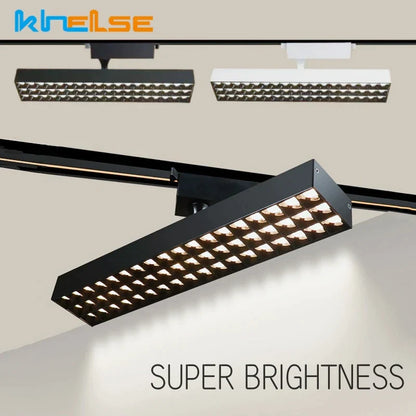 DecorBites™ LED Grille Track Light: Super Bright Ceiling Rail Lamp for Clothing Store