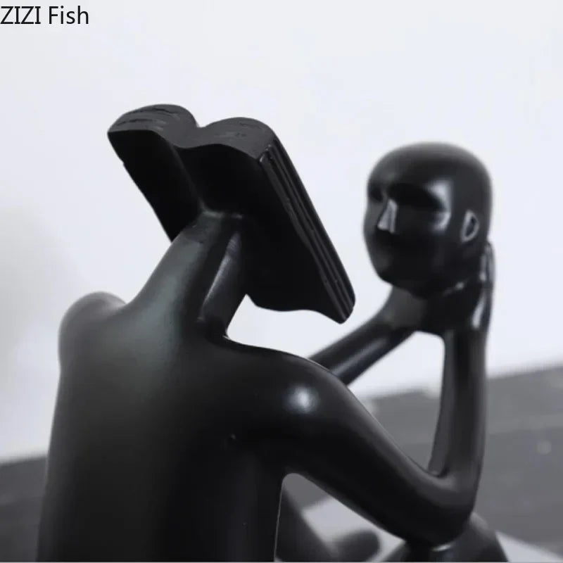 ديكور بايتس™ - منحوتة تجريدية مصنوعة من الراتنج، ديكور إبداعي لإضفاء لمسة جمالية على الغرفة