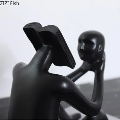 ديكور بايتس™ - منحوتة تجريدية مصنوعة من الراتنج، ديكور إبداعي لإضفاء لمسة جمالية على الغرفة