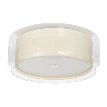 DecorBites™ Glass Shade Ceiling Lamp: Round Flush Mount Light for Hallway, Bedroom, Kitchen.