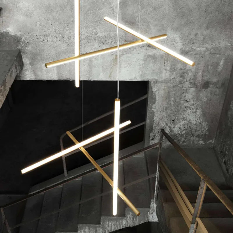 Italian Linear Ceiling Chandelier