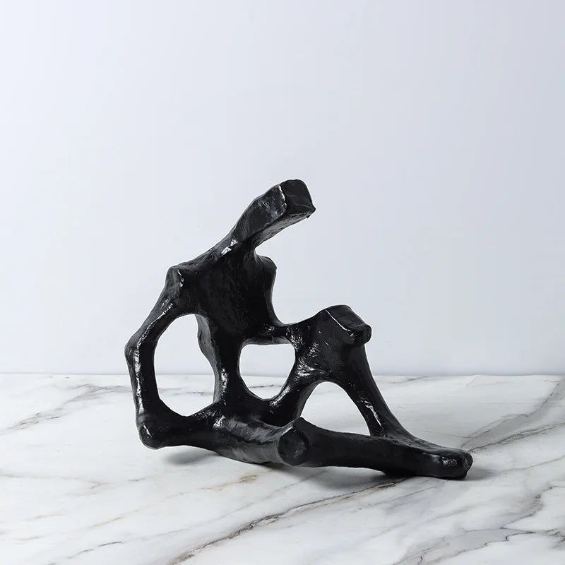 ديكوربايتس™ - منحوتة هيكل عظمي تجريدية | ديكور منزلي