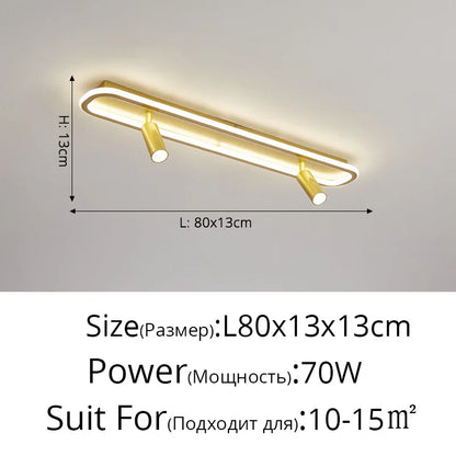 DecorBites™ LED Modern Chandelier for Living Room Bedroom Indoor Lighting