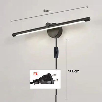 مصباح حائط LED من DecorBites™ مع مستشعر حركة يعمل باللمس - 40 سم/55 سم