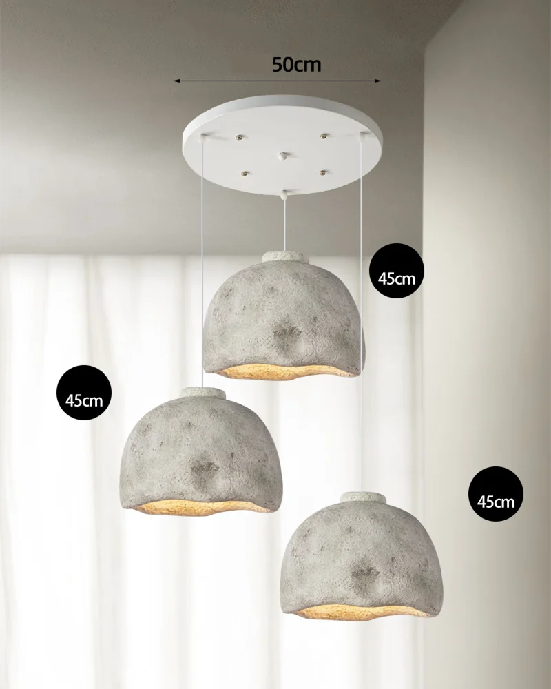 DecorBites™ Japanese Style Resin Pendant Lights for Home Decor and Lighting Needs