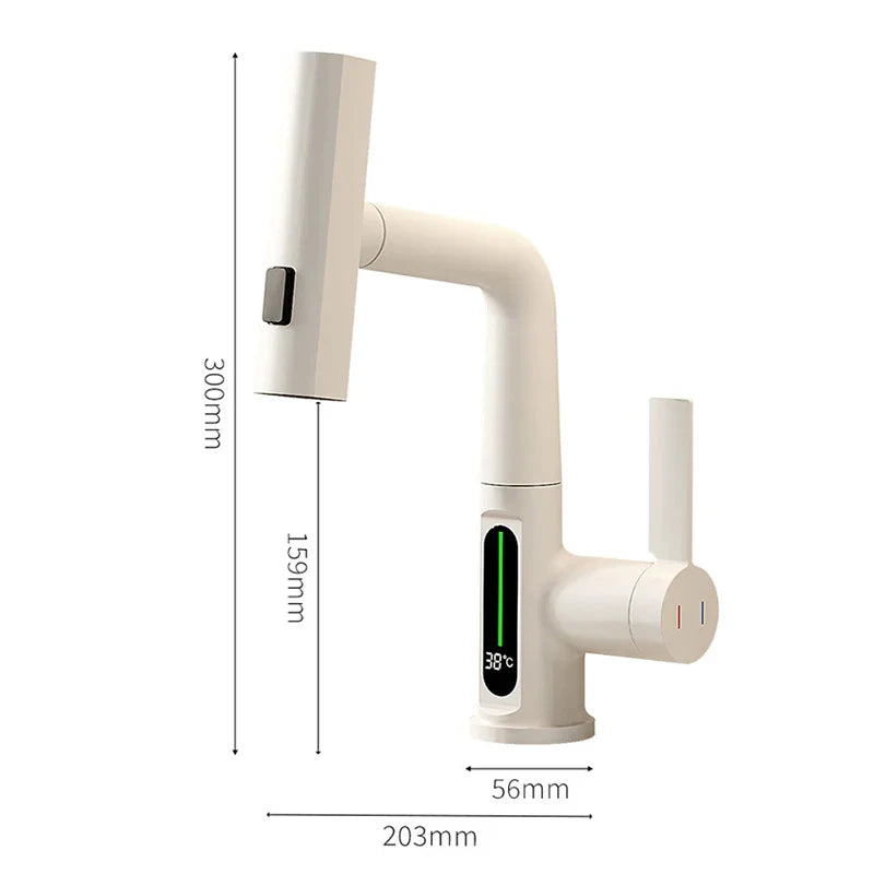 DecorBites™ Digital Display Basin Faucet with Temperature Control