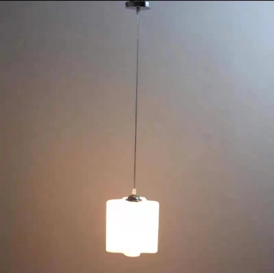 DecorBites™ Cloud Glass LED Ceiling Light: Modern Minimalist Circular Design for Bedroom, Hallway, Restaurant