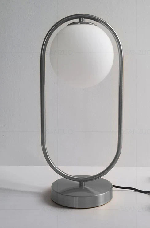 Lámpara de escritorio LED DecorBites™ con bola de cristal, diseño nórdico para dormitorio, sala de estar o lectura.