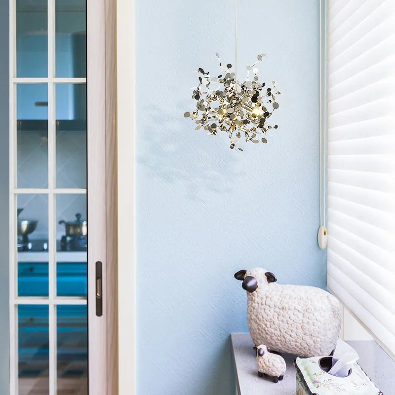 DecorBites™ LED Chandelier: Modern Simplicity for Living, Dining Room, Kitchen, Bedroom - Home Decor Light Fixture