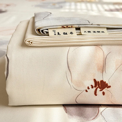 غطاء سرير واقٍ للمرتبة من DecorBites™‎ مطبوع عليه زهور من القطن المُبرد