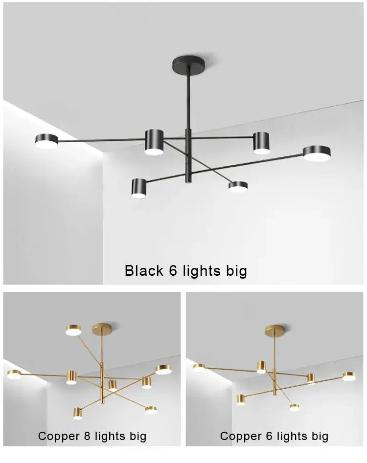 DecorBites™ Stylish Led Chandelier for Home Decor