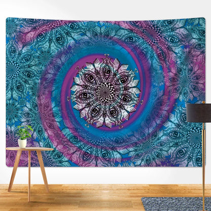 Decobites Mystic Symbol Mandala Tapestry for Bohemian Tarot Room Wall Decor