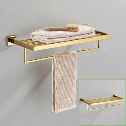 Toallero de pared DecorBites™ de acero inoxidable 304, accesorios de baño