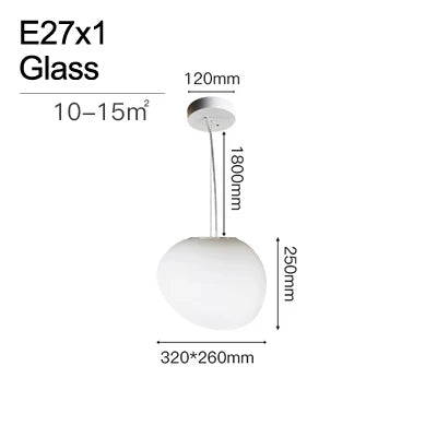 DecorBites™ Cobblestone Wall Lamp: Simple Italian Design for Living Room, Bedroom & Study