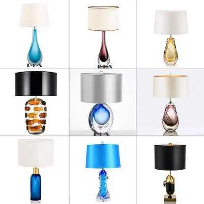 DecorBites™ Glaze Table Lamp: Modern Art LED Desk Light for Home and Hotel