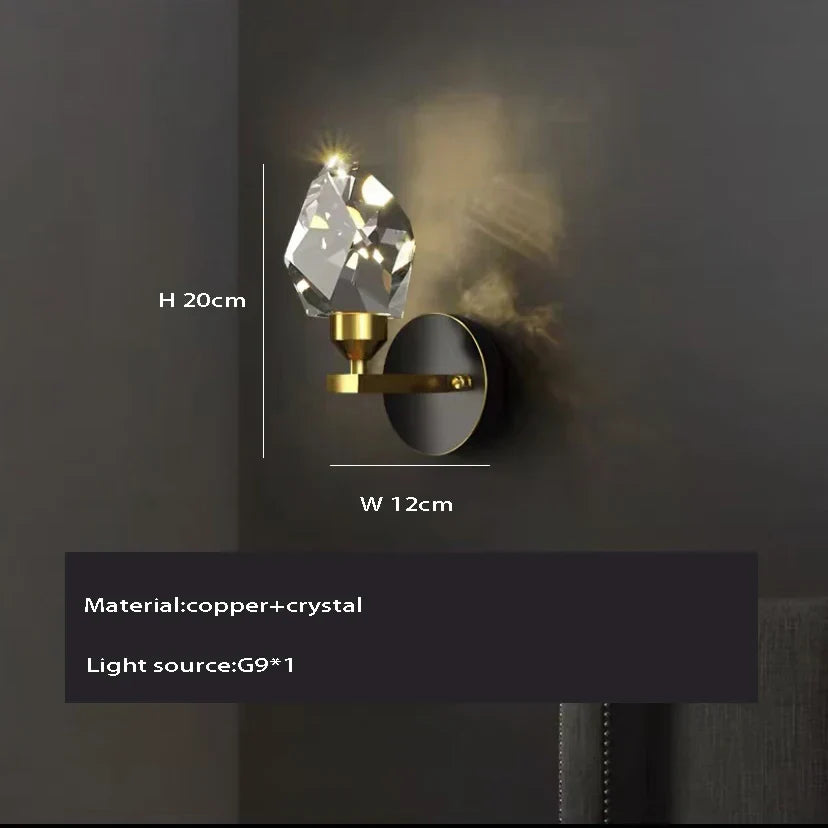 Lámpara de techo tipo araña de cristal DecorBites™ de diseño moderno para sala de estar y comedor