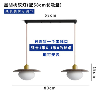 Lámparas colgantes DecorBites™ Cream Wind LED E27, minimalistas y modernas, para isla de cocina