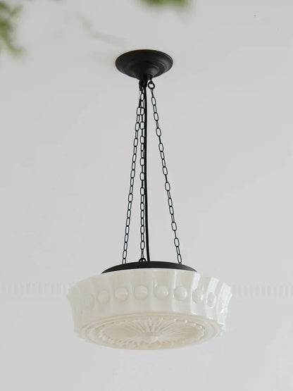 DecorBites™ French Retro Shanghai Style Glass Lamp Chandelier