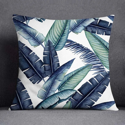 DecorBites™ Leaf Pattern Pillowcase: Nordic Style Sofa Cushion Cover for Home Decor & Bedding