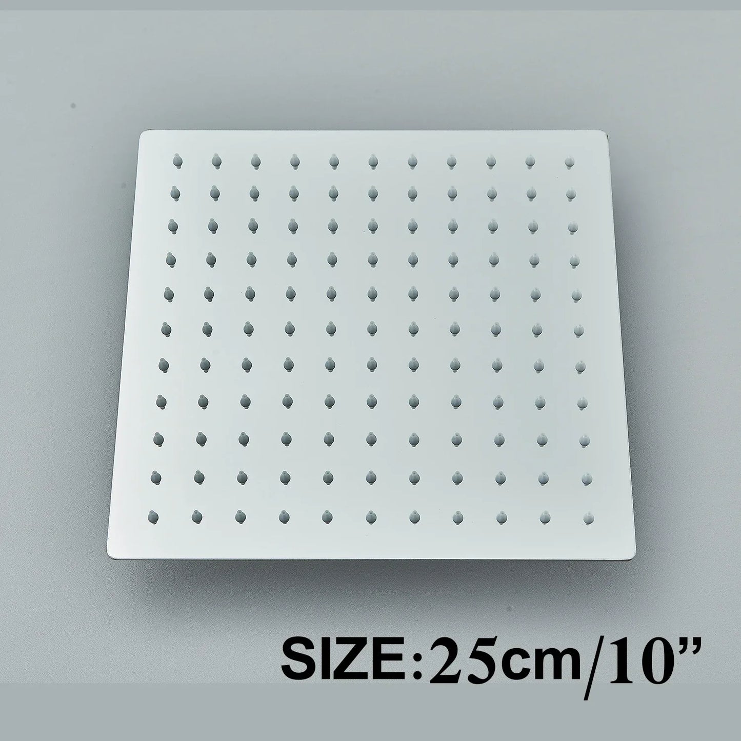 DecorBites™ 12" Matte Black Rainfall Shower Head Set with Shower Arm