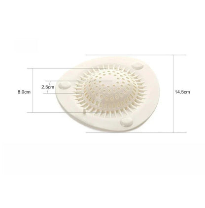 DecorBites™ Hair Catcher Drain Strainer for Kitchen Sink and Shower Floor - Bathroom Filter