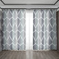 Decobites Space Geometry Rod Pocket Curtains for Home Decoration in Kitchen, Living Room