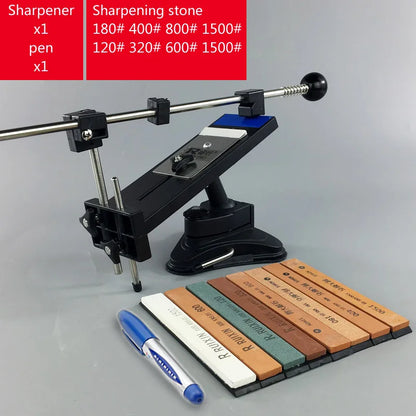 DecorBites™ Knife Sharpener System Stone Bars Grinders - Professional Chef Tool Edge Sharpening